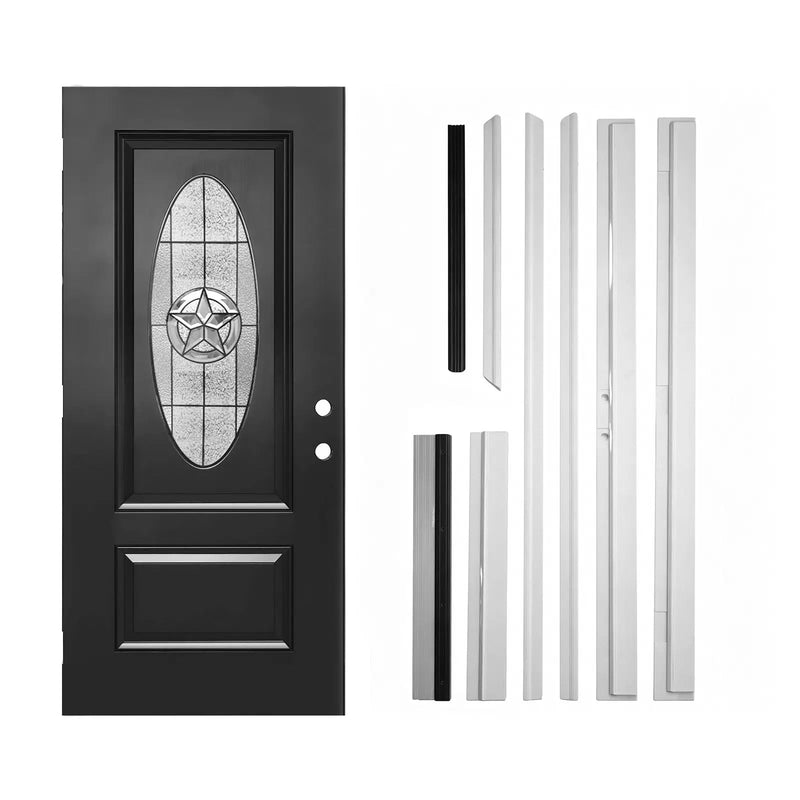 36"x80" Fiberglass Front Door by HouseOfZazla