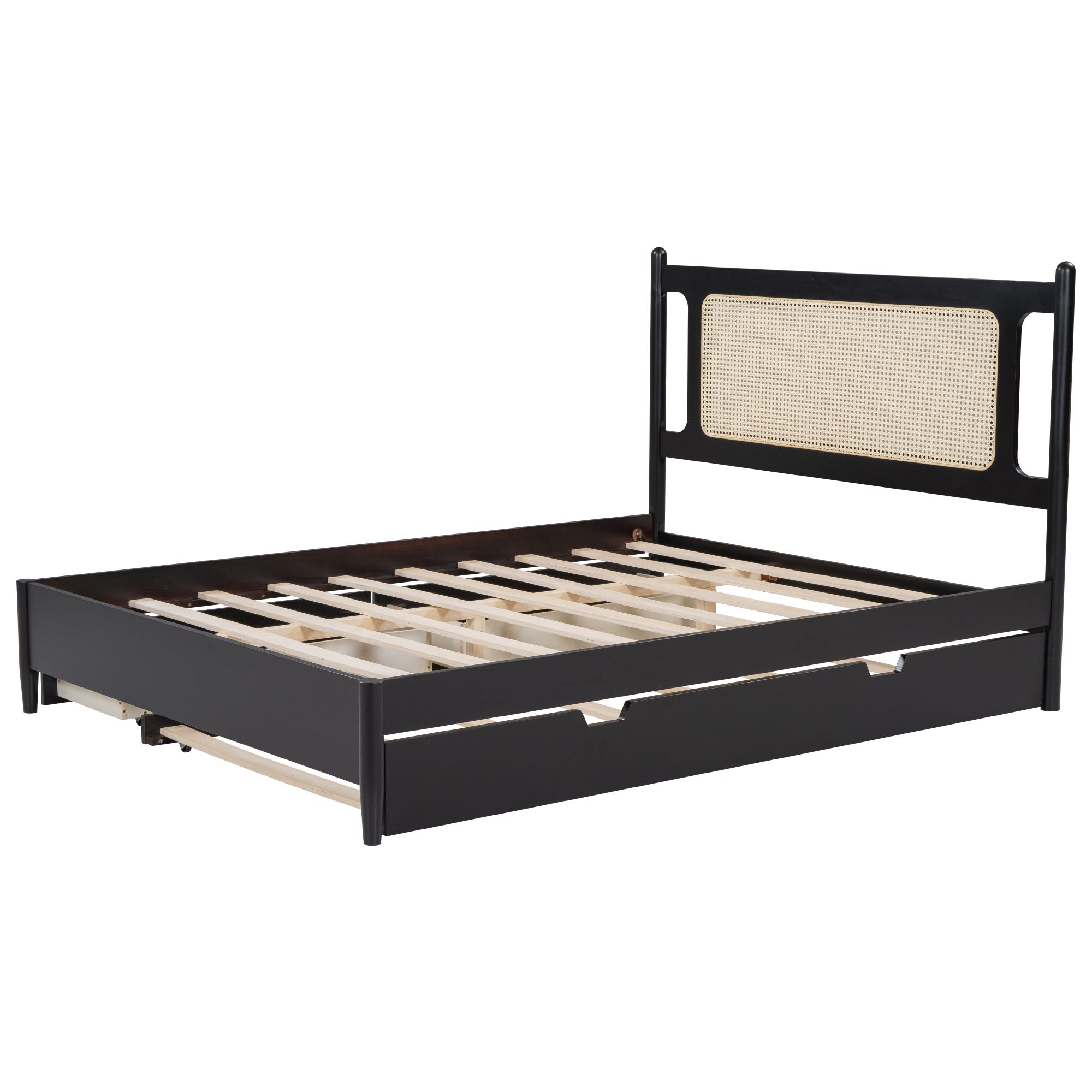 Platform Bed With 2 Big Drawers & Trundle by HouseOfZazla