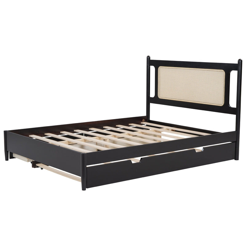 Platform Bed With 2 Big Drawers & Trundle by HouseOfZazla
