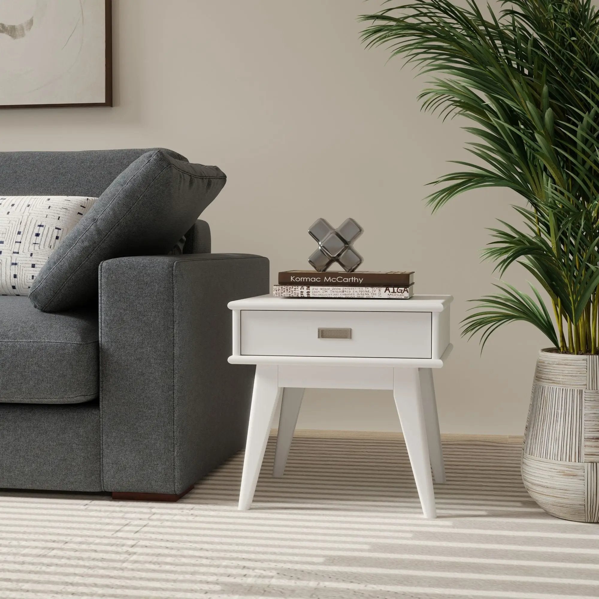 Draper - Handcrafted Mid Century End Table by Unique Piece Furniture