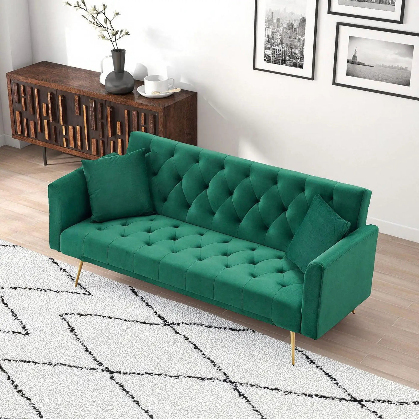 Convertible Double Folding Living Room Sofa Bed by Unique Piece Furniture