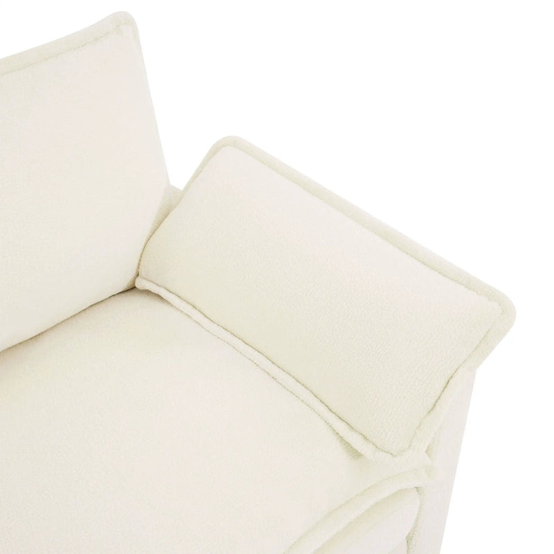 Modern 3 Seater Sofa With Side Storage Pockets For Living Room by HouseOfZazla