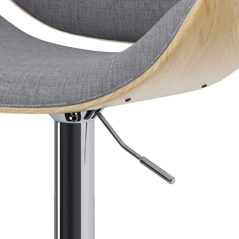 Marana - Handcrafted Bentwood Adjustable Swivel Bar Stool by Unique Piece Furniture