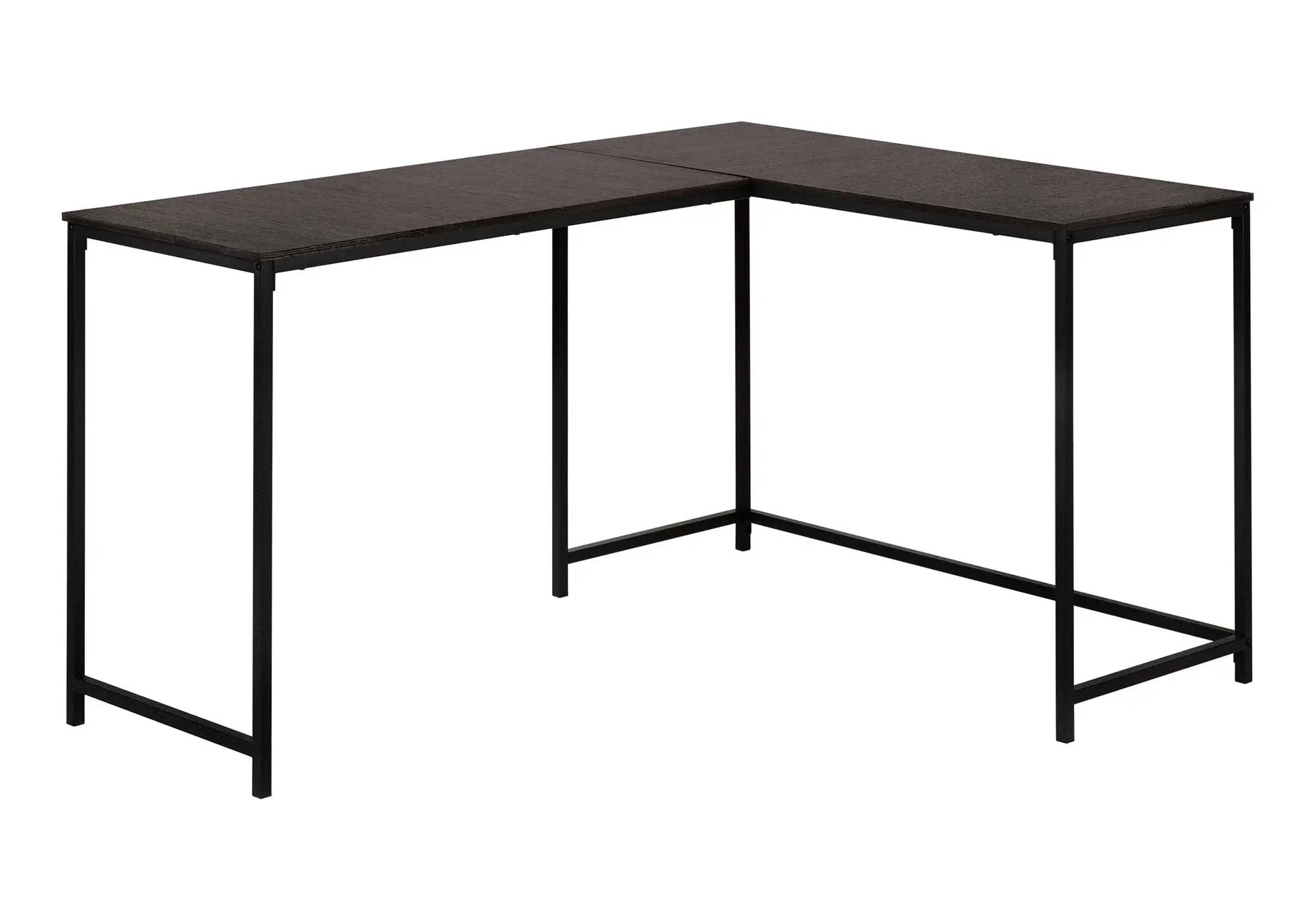 L-Shaped Corner Computer Desk with Contemporary Marble Look by HouseOfZazla