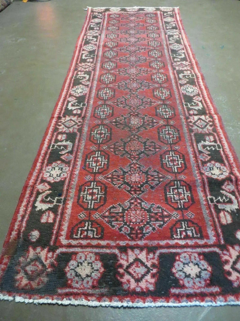 3' X 10' Antique Handmade Afghan Wool Rug Runner Veg Dye Nice by Jewel Rugs