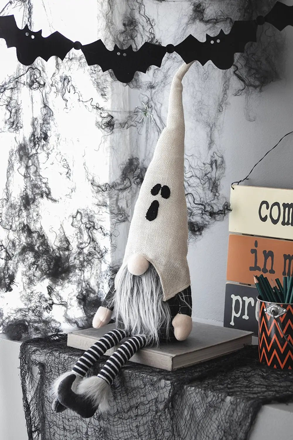 Set of 2 Fabric Sitting Gnomes by HouseOfZazla