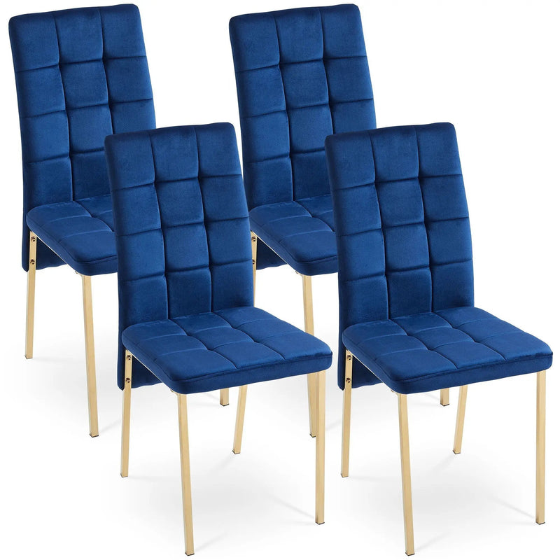 High Back Nordic Dining Chair Modern Chair With Color Legs by HouseOfZazla