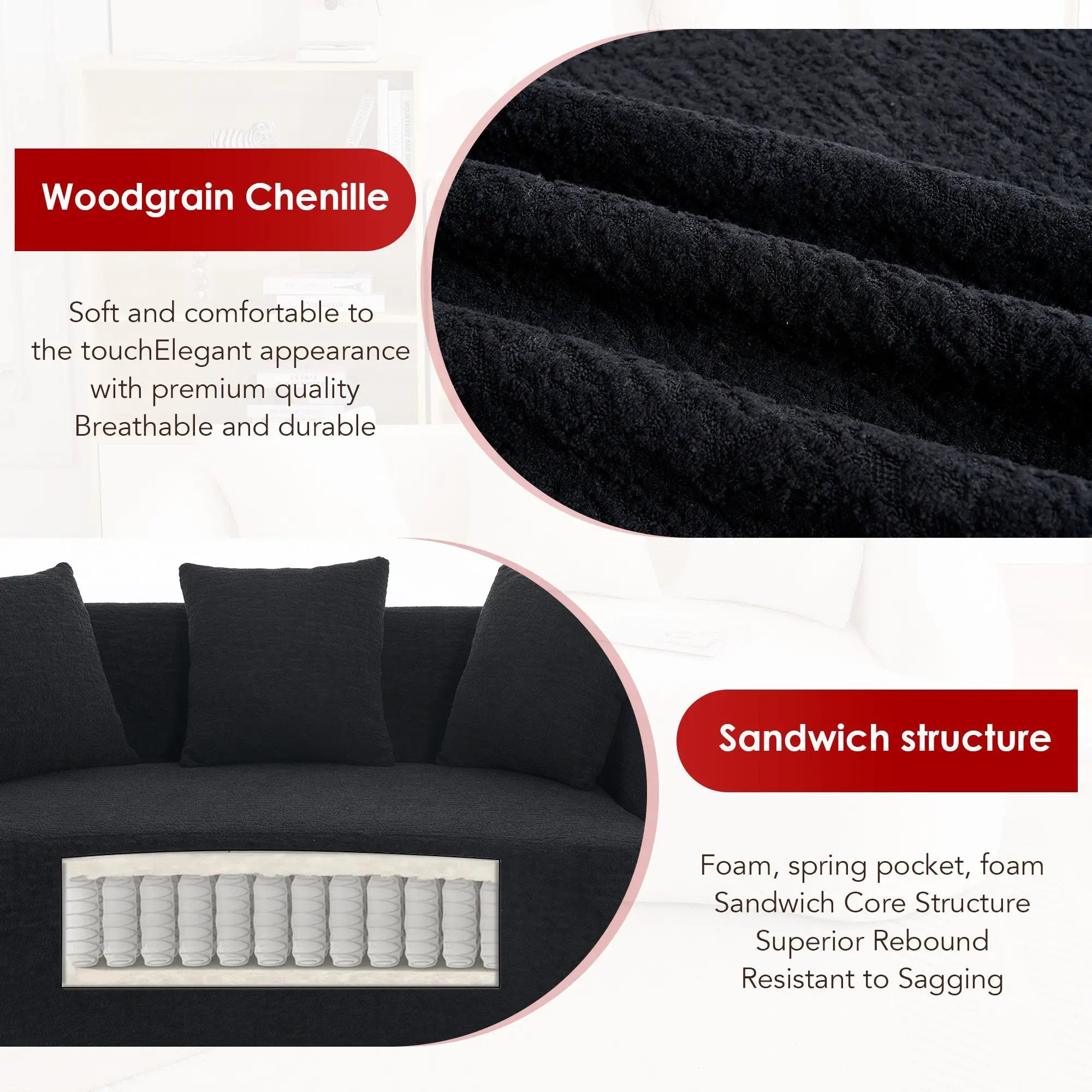 Compression Sponge Sofa by HouseOfZazla
