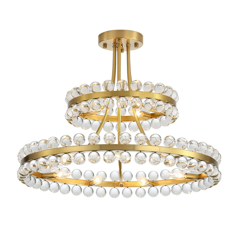 27-Inch Luxury Crystal Ball Chandelier by HouseOfZazla