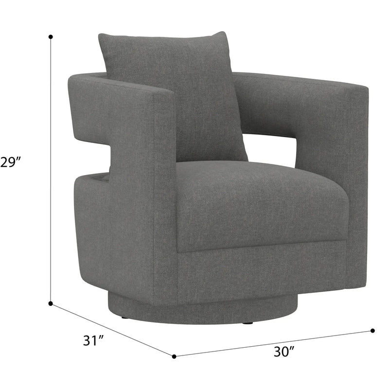 Modern Swivel Chair With Contemporary Design by HouseOfZazla