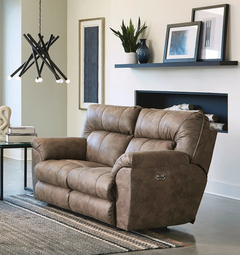 Hollins - Power Reclining Loveseat - Coffee by Unique Piece Furniture