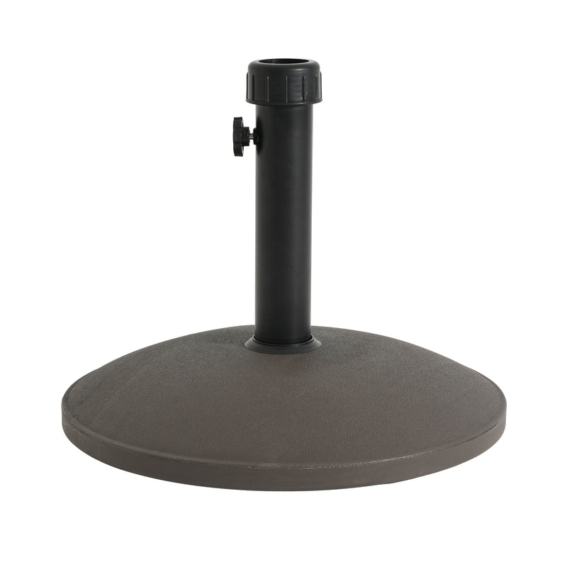 Ander Outdoor 35-pound Round Umbrella Base - Brown by HouseOfZazla
