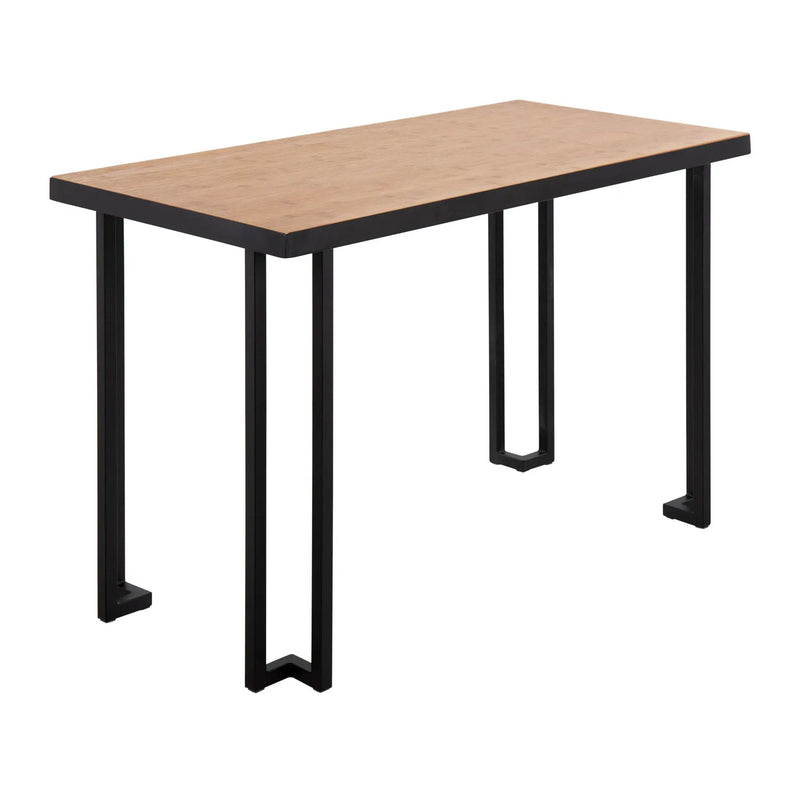 Roman - Industrial Desk - Black / Natural by HouseOfZazla