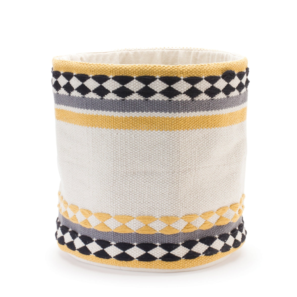 Striped Cotton Basket (Set of 2), photo 3 of 3