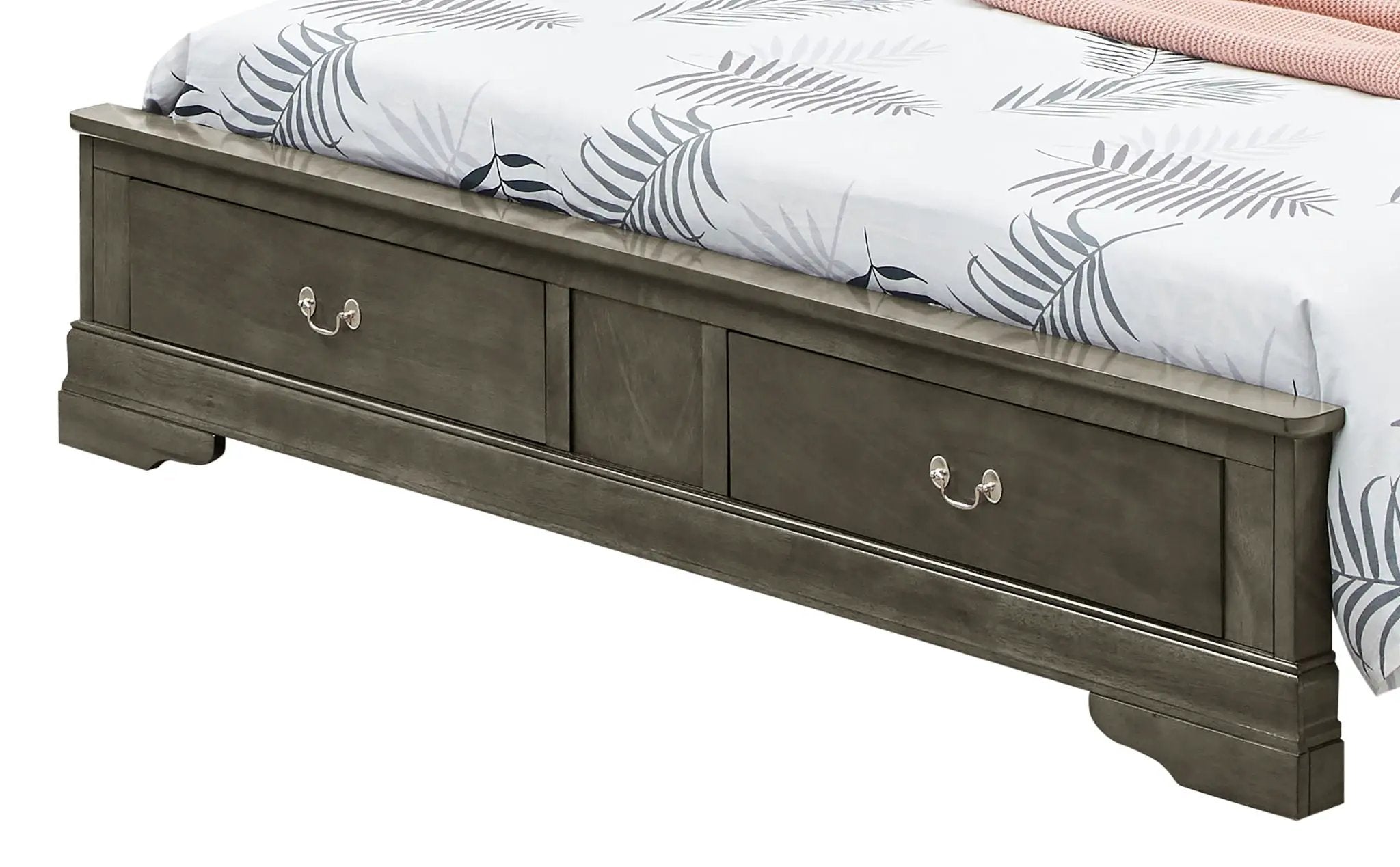 Upholstered Panel Sleigh Bed Design by HouseOfZazla