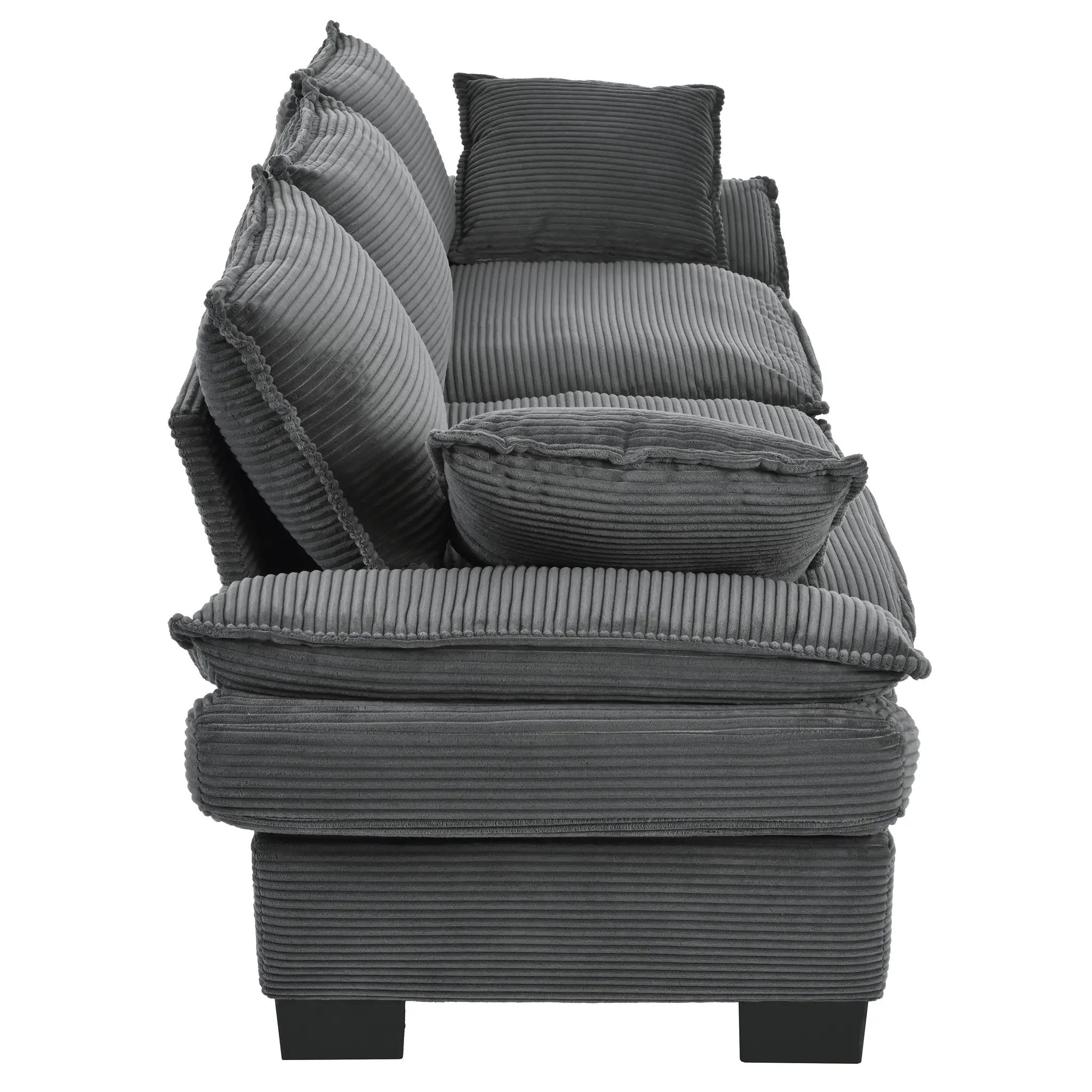 U-Style 85.4" Modern Curved Sofa by HouseOfZazla