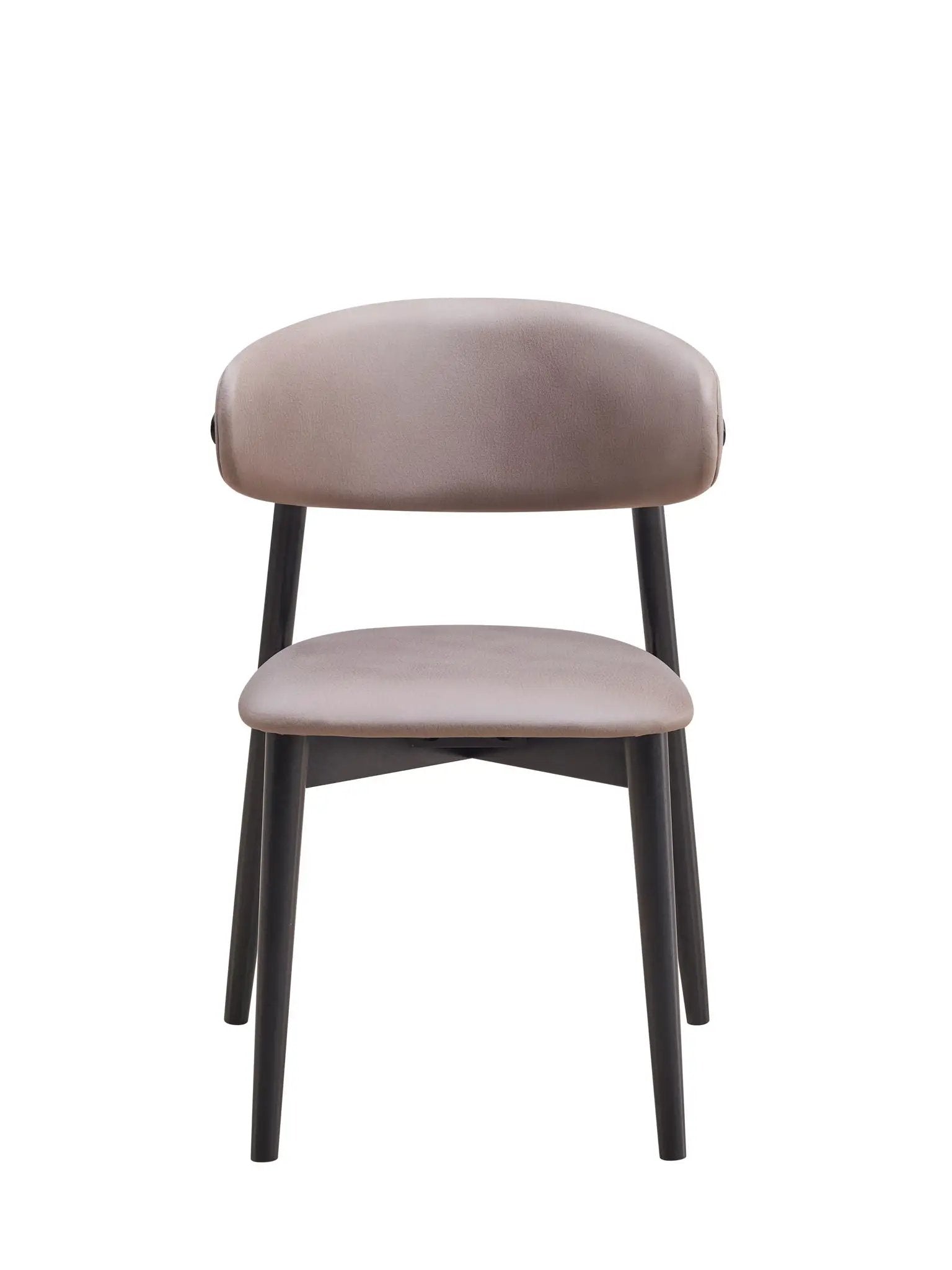 Lanae - Polished Microfiber Side Chair (Set of 2) - Gray by Unique Piece Furniture