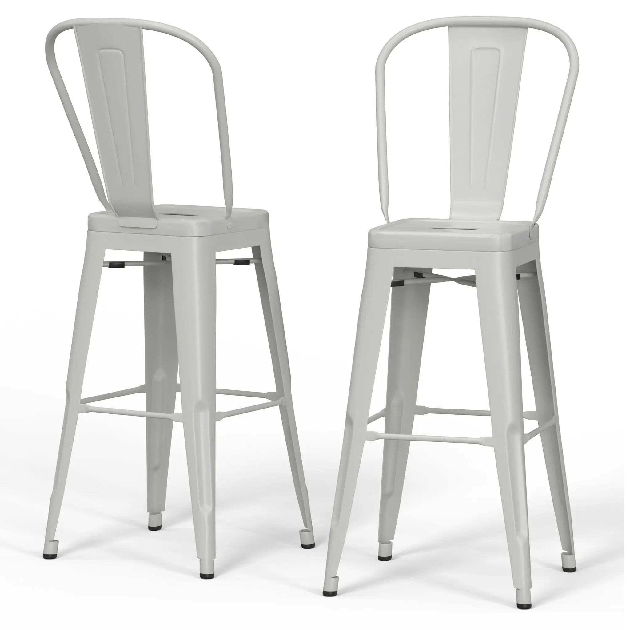 Fletcher - Handcrafted Metal Stool (Set of 2) by Unique Piece Furniture