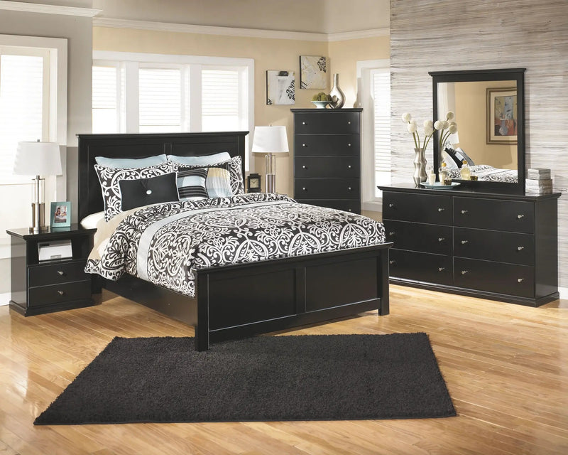 Maribel - Five Drawer Chest - Black by Unique Piece Furniture