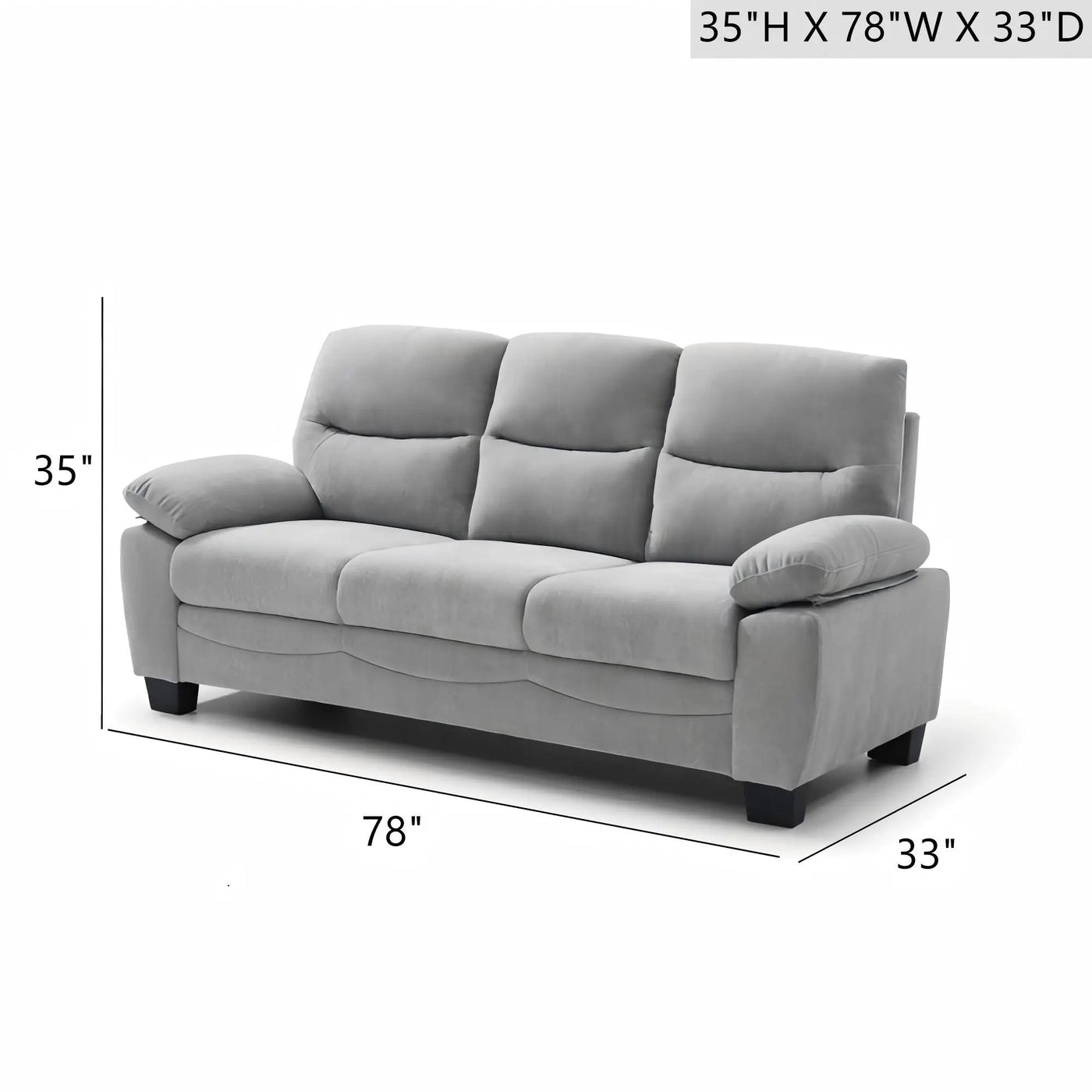 Summerton - Sofa With Pillow Top Arms by Unique Piece Furniture
