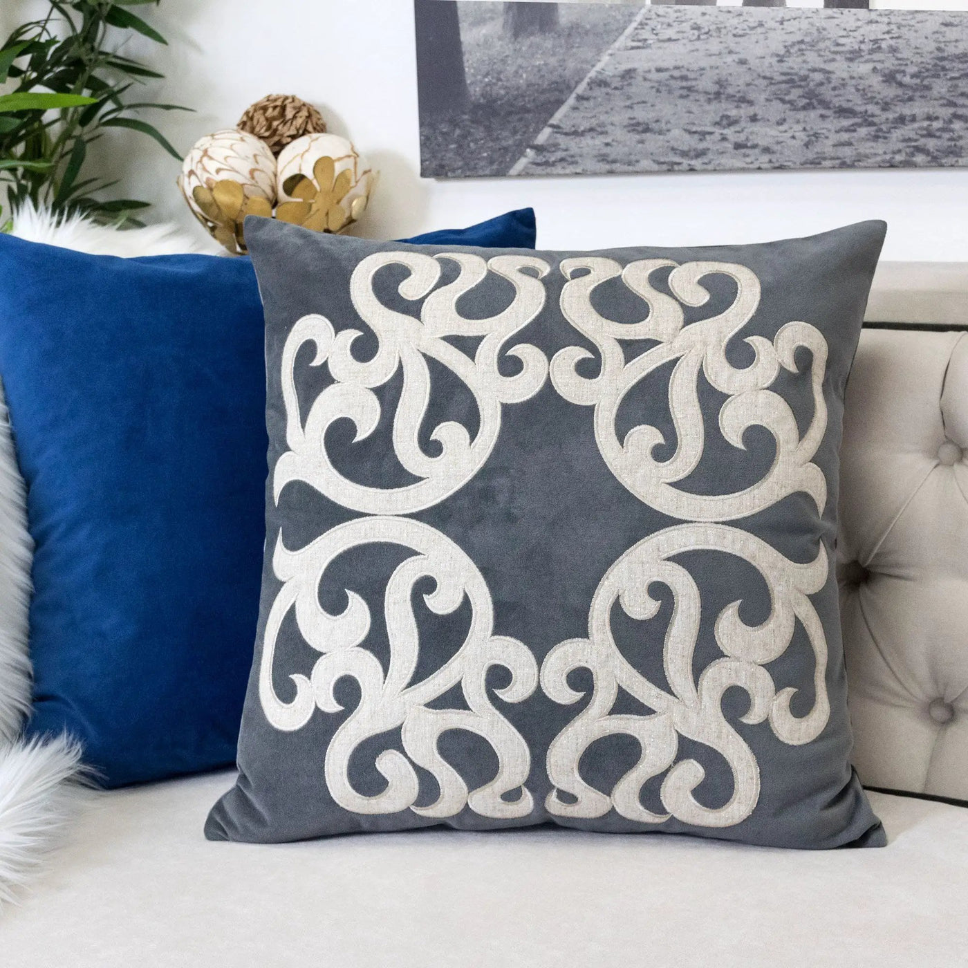 Dora - Pillow Cover With Matching Back by HouseOfZazla