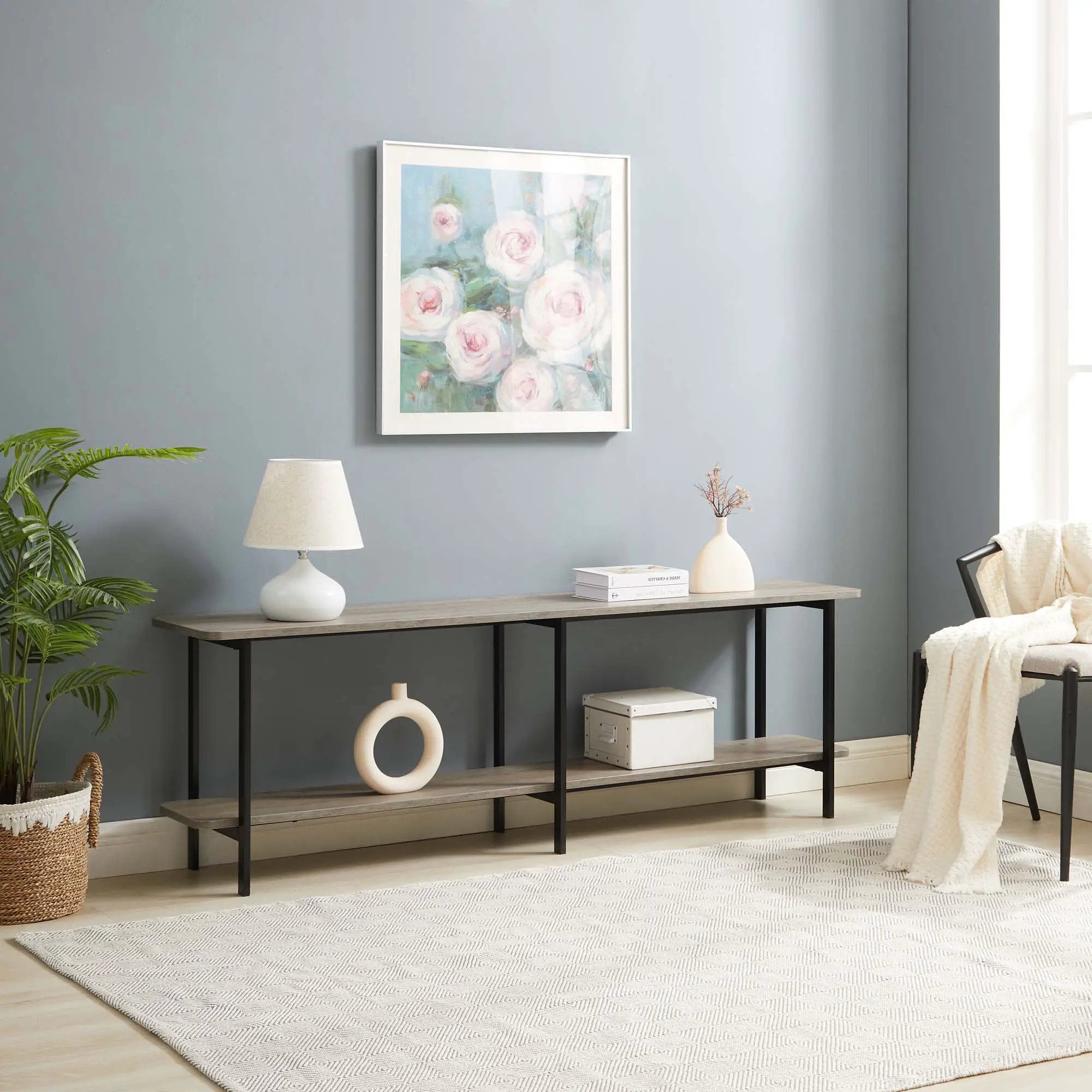 Celine - 2 Shelf Console Table