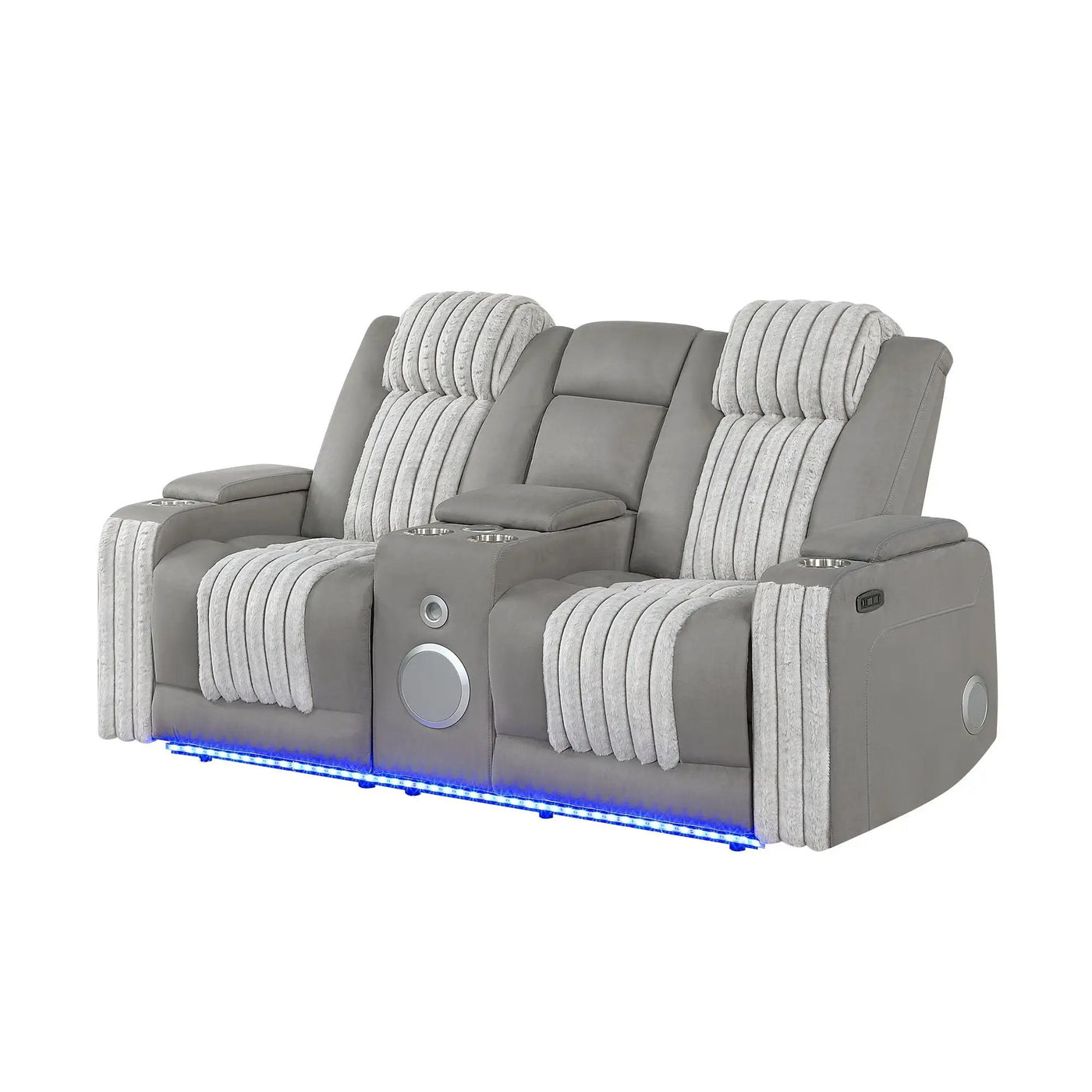 Duran - Power Reclining Loveseat With Power Headrest by HouseOfZazla