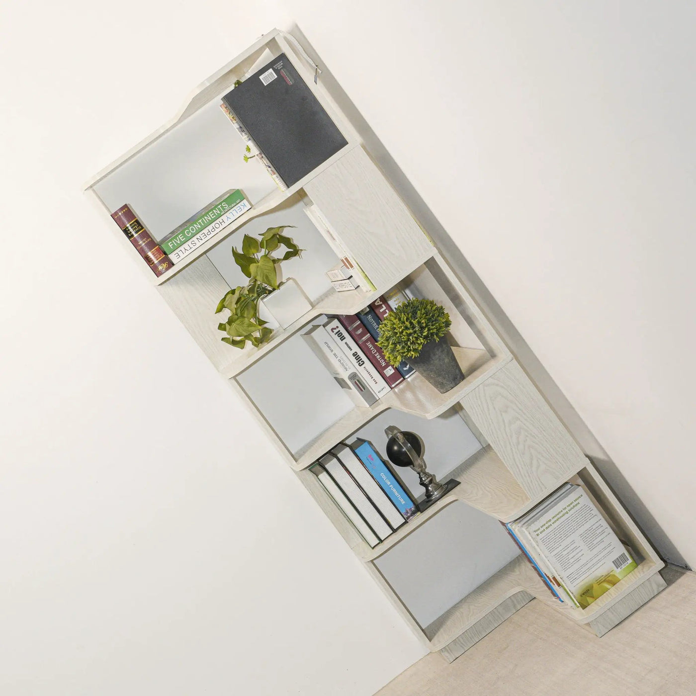 L-Shaped Design Corner Bookshelf by HouseOfZazla