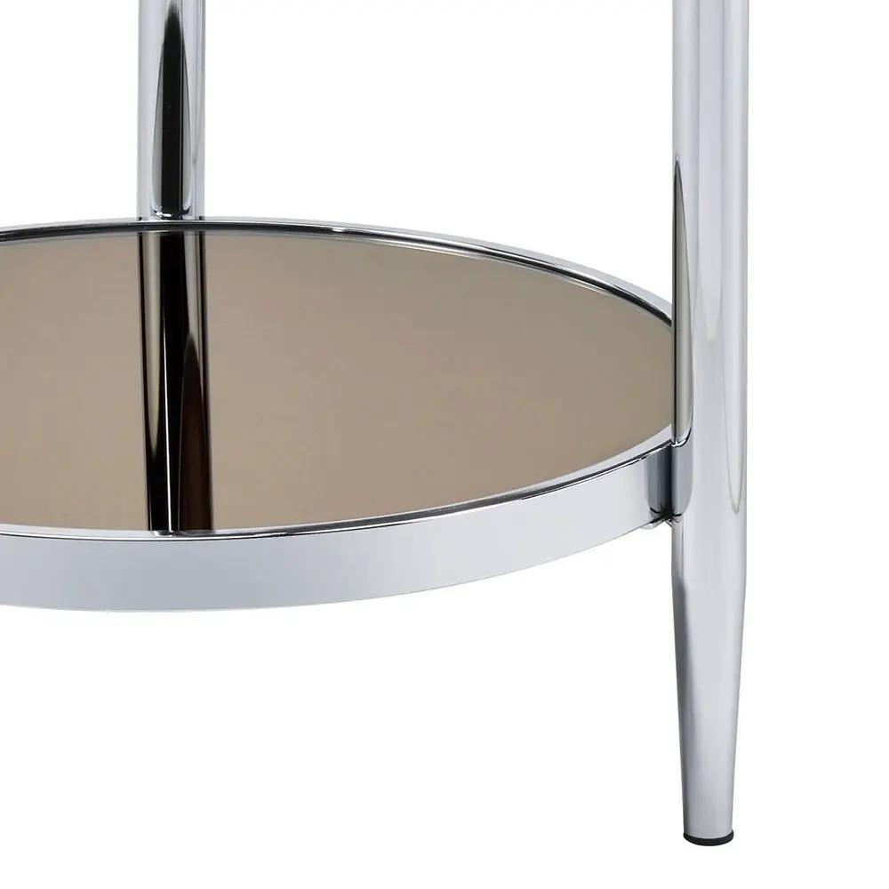 Abbe - Coffee Table - Glass & Chrome by Unique Piece Furniture