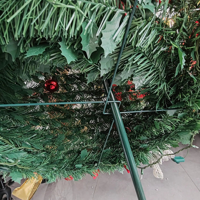 7.5Ft Prelit Pop Up Christmas Tree Decoration by HouseOfZazla