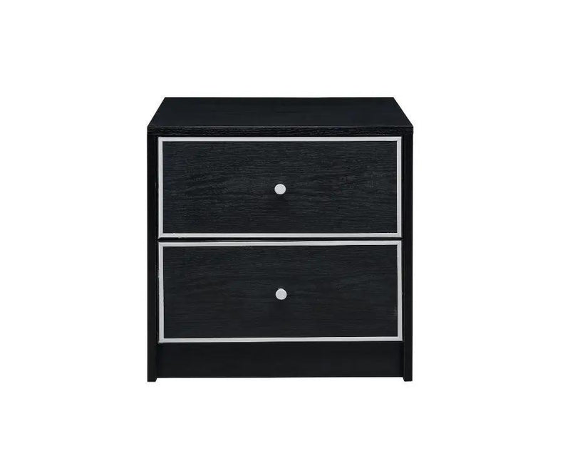 Jabir - Accent Table - Black & Silver by Unique Piece Furniture