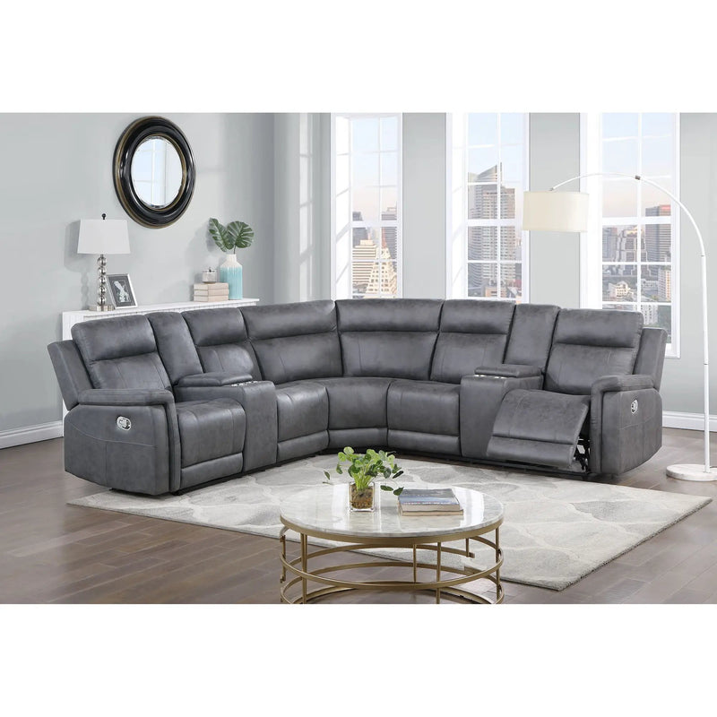 Eco - Sectional - Greige by Unique Piece Furniture