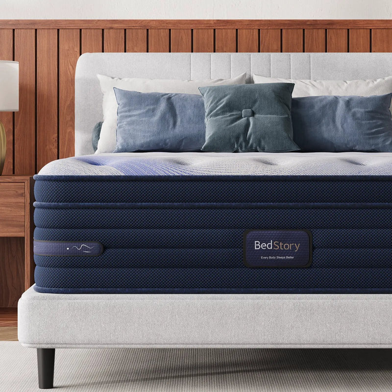 Bedstory Spine Align Pro 14" King Firm Cooling Hybrid Mattress by HouseOfZazla