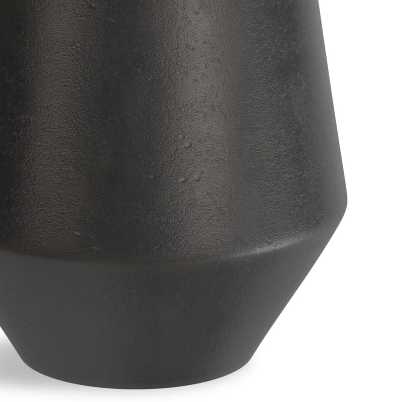 Gloria - Cast Aluminum Side Table - Black by HouseOfZazla
