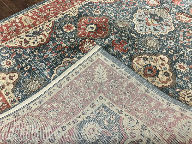 Safavieh Rug 8x11, Mahal Persian Carpet, Navy Red by Jewel Rugs
