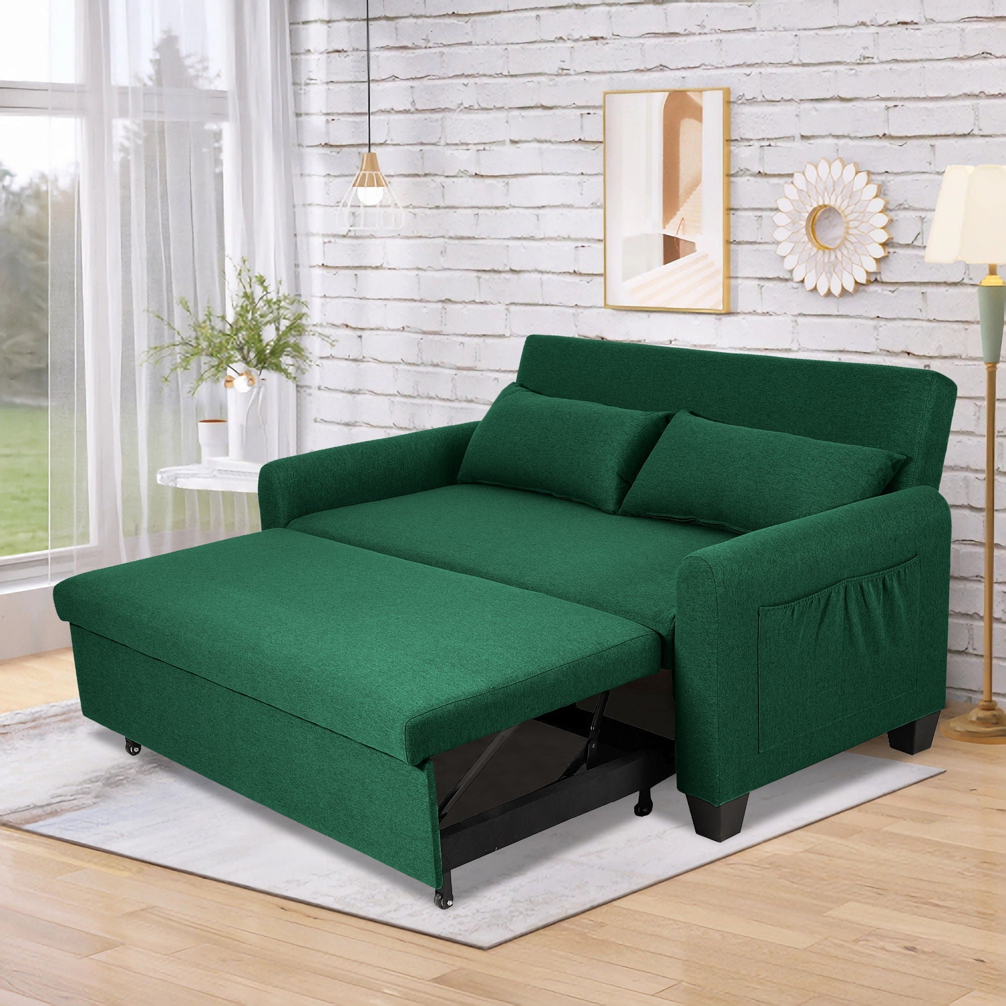 Balus - 2 In 1 Sofa Bed With Storage Bag by HouseOfZazla