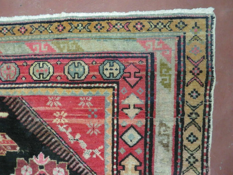 5' X 9' Antique Karabagh Caucasian Rug Handmade Wool Carpet Organic Dyes Nice by Jewel Rugs