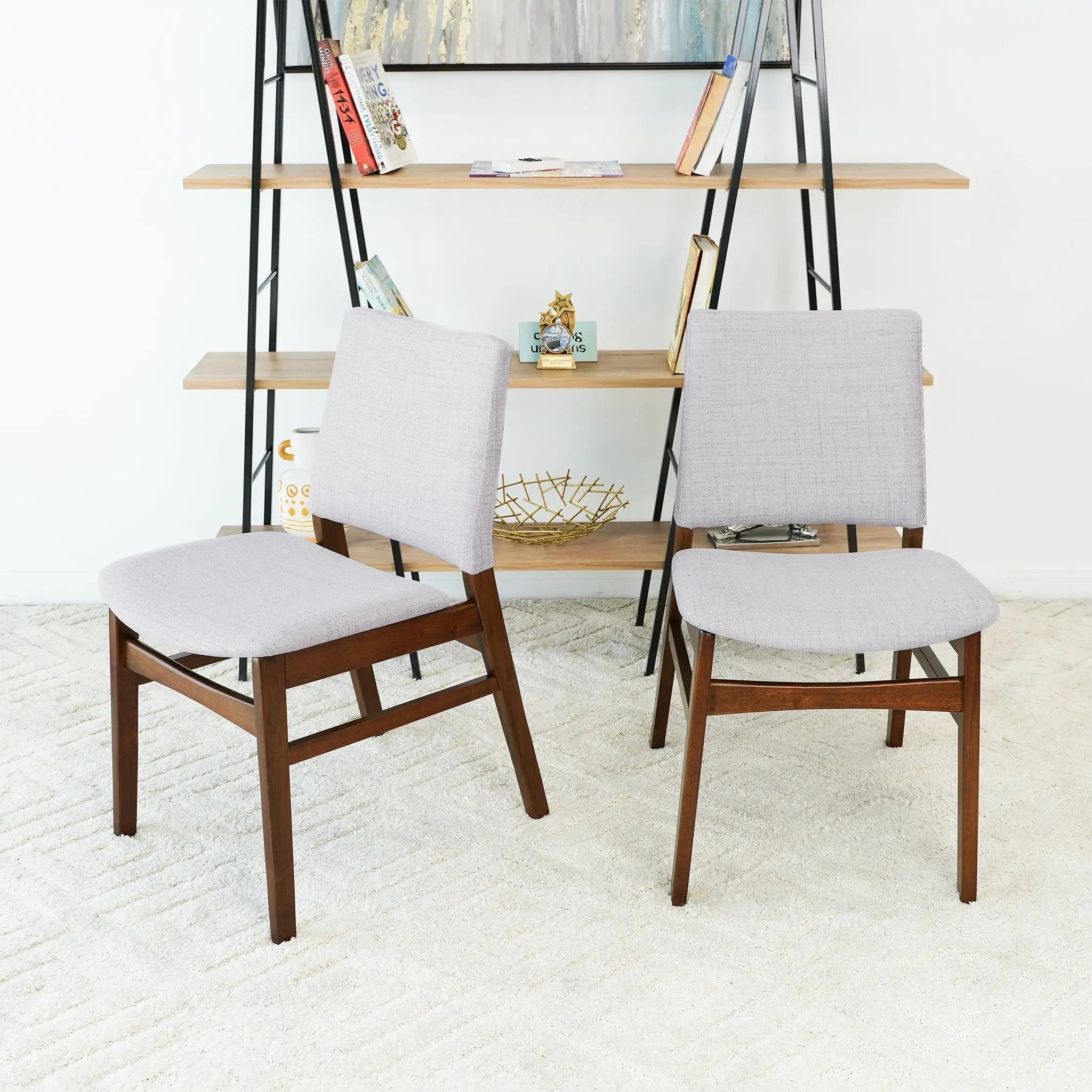 Gusto - Dining Chair (Set of 2) - Brown / Light Gray by Unique Piece Furniture