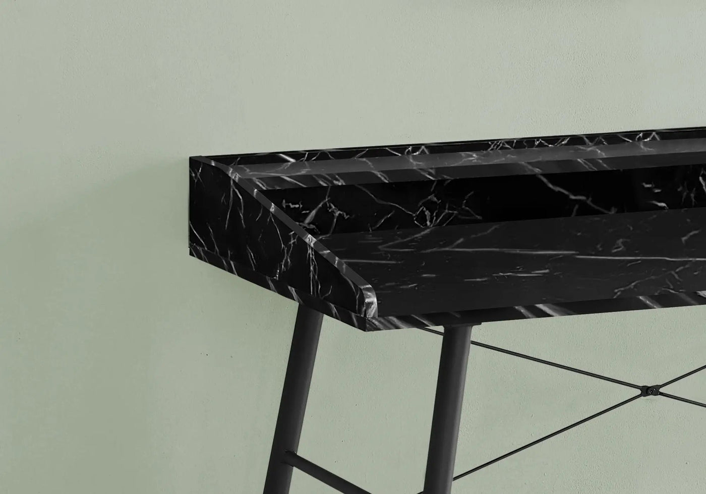 Computer Desk For Home Office, Laptop Storage Shelves, Contemporary & Modern by Unique Piece Furniture