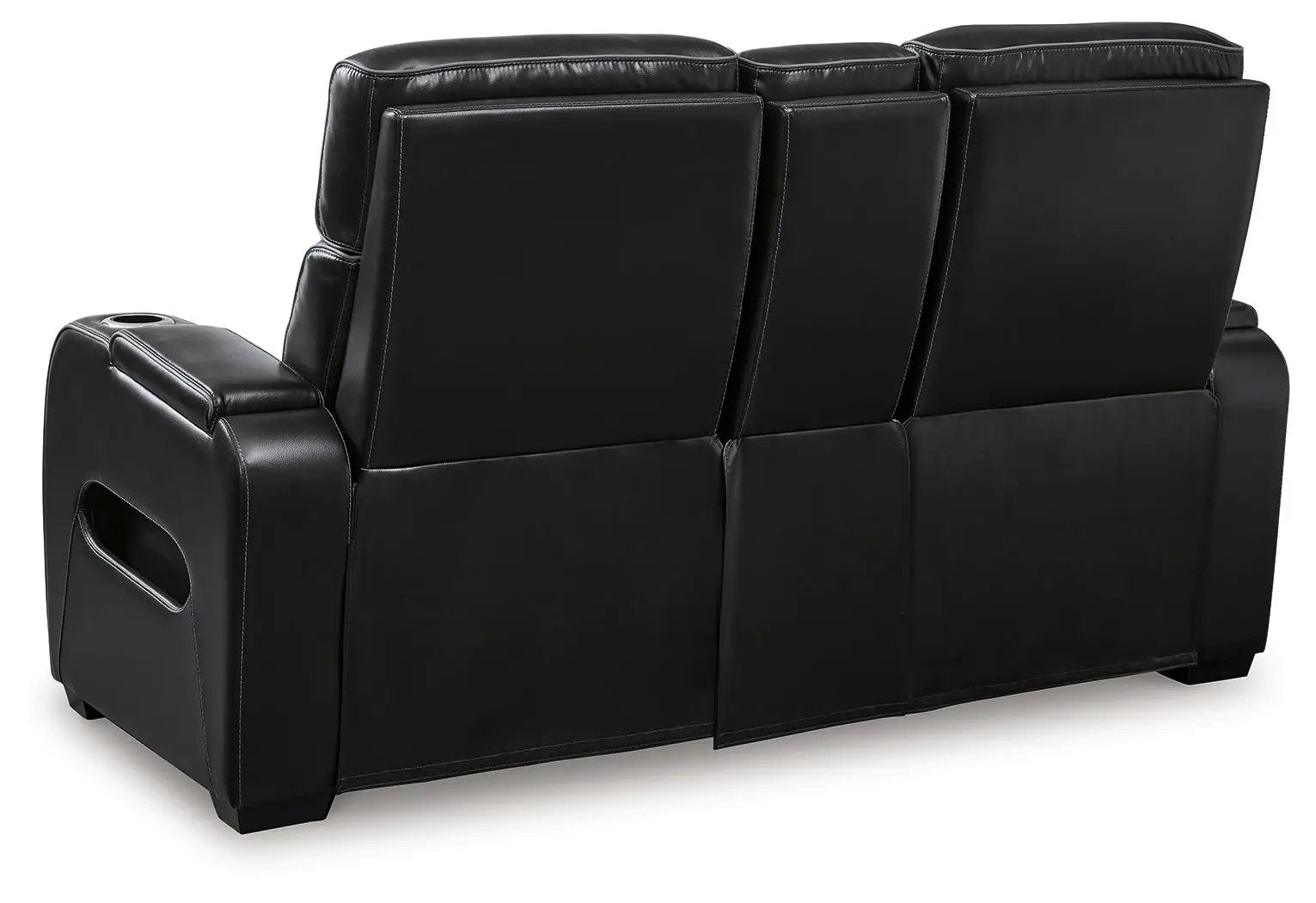 Boyington - Power Reclining Loveseat With Console/Adj Hdrst by Unique Piece Furniture