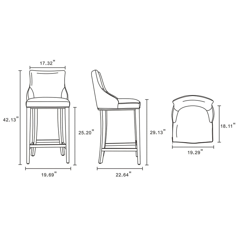 Shubert - Barstool - Ivory