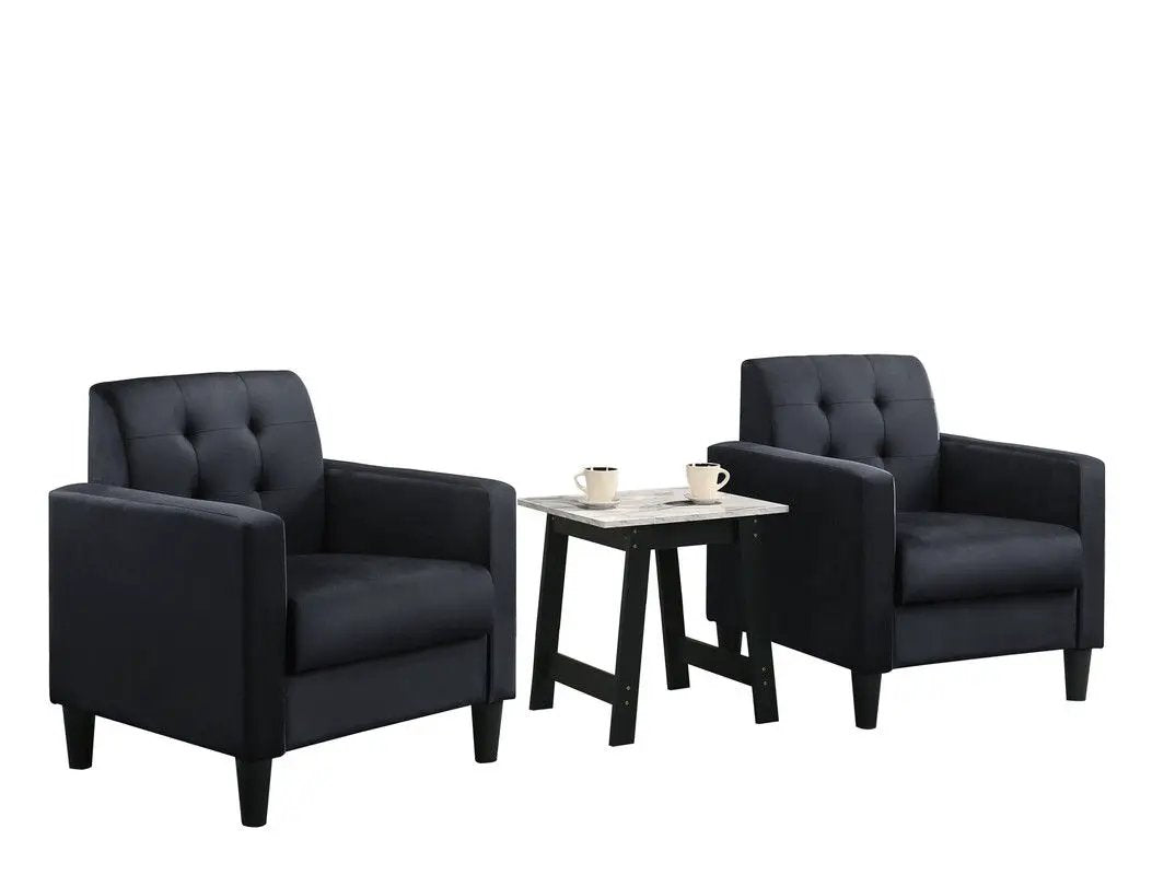 Hale - Armchairs And End Table Living Room (Set of 3) by HouseOfZazla