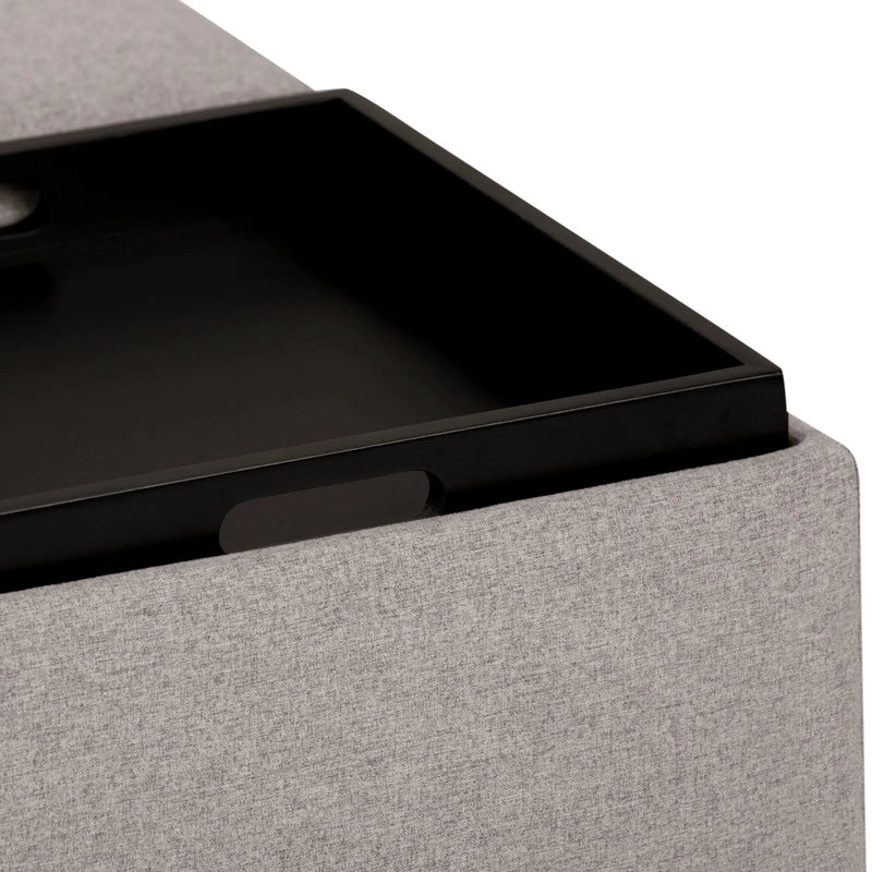 Avalon - Square Coffee Table, Storage Ottoman by HouseOfZazla