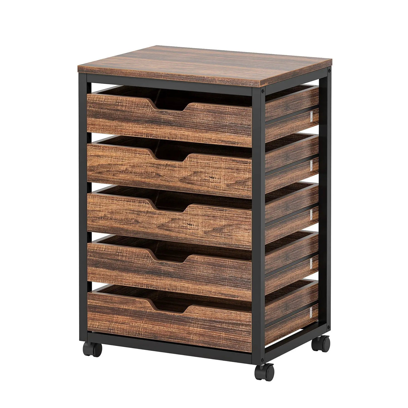Storage Chest With Wheels, Mobile Drawer Unit by HouseOfZazla