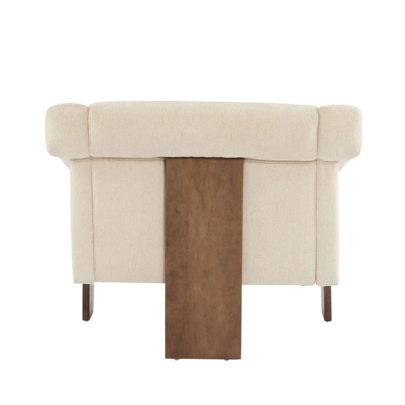 Sierra - Vintage Modern Accent Chair With Deep Cushions And Wide Armrests by HouseOfZazla