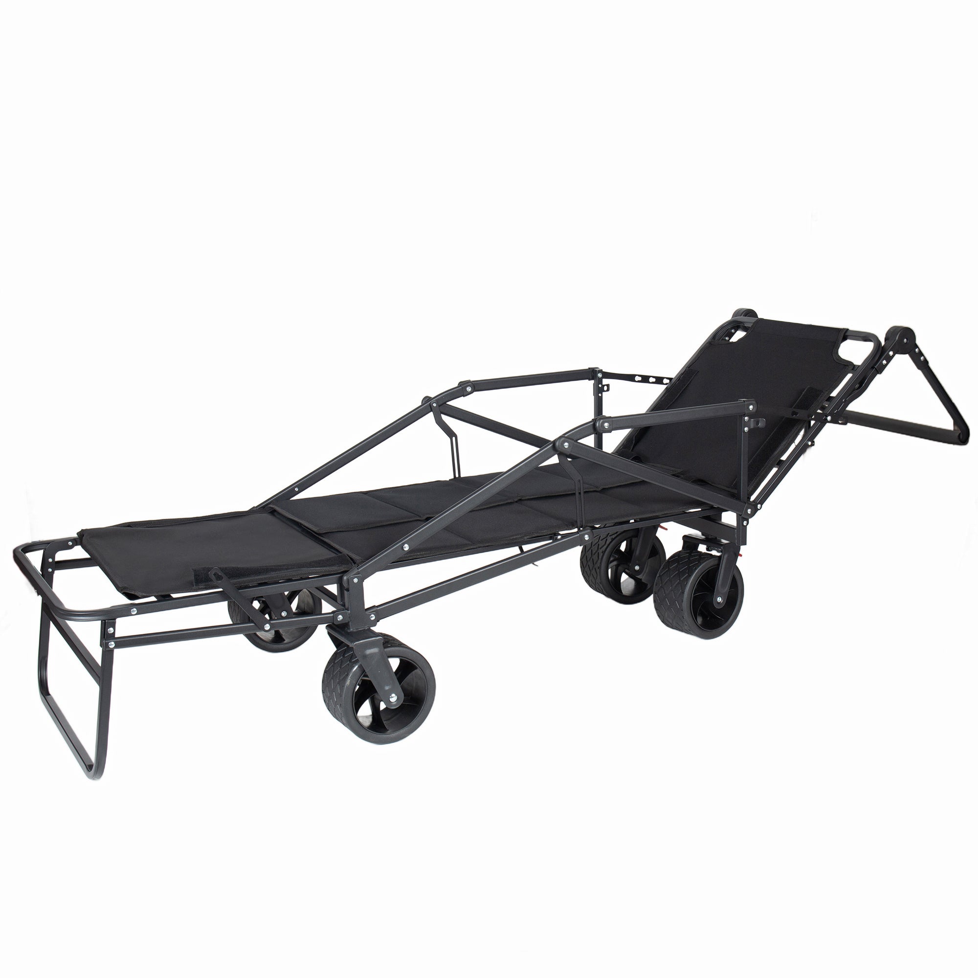 2-in-1 Multifunctional Folding Wagon Cart and Convertible Beach Chair by HouseOfZazla
