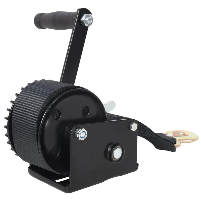 600LBS Hand Winch with 19.6FT Strap by HouseOfZazla