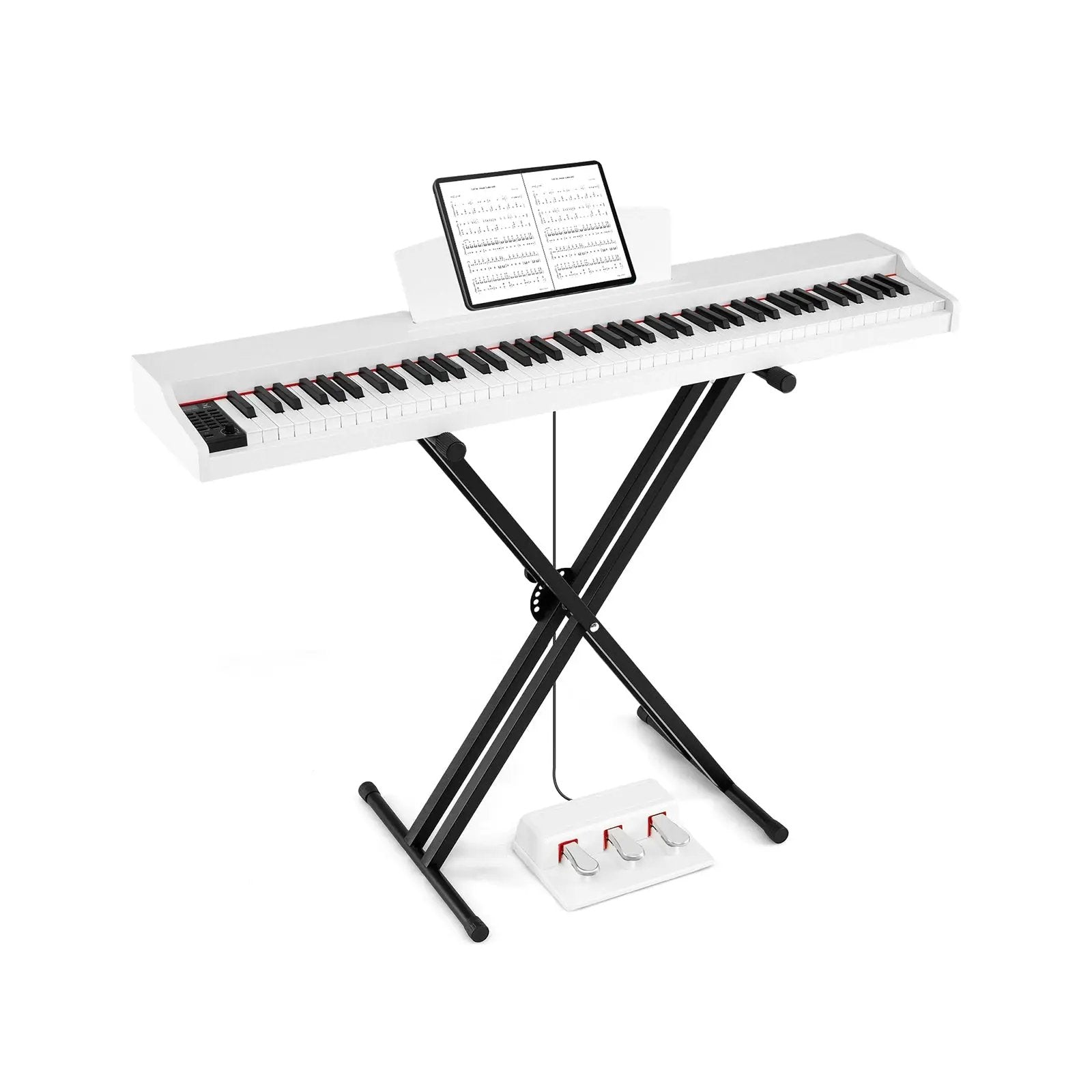88-Key Keyboard Piano Set with Adjustable Stand by DirectDeals