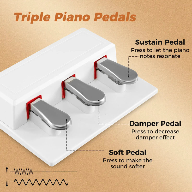 88-Key Keyboard Piano Set with Adjustable Stand by DirectDeals