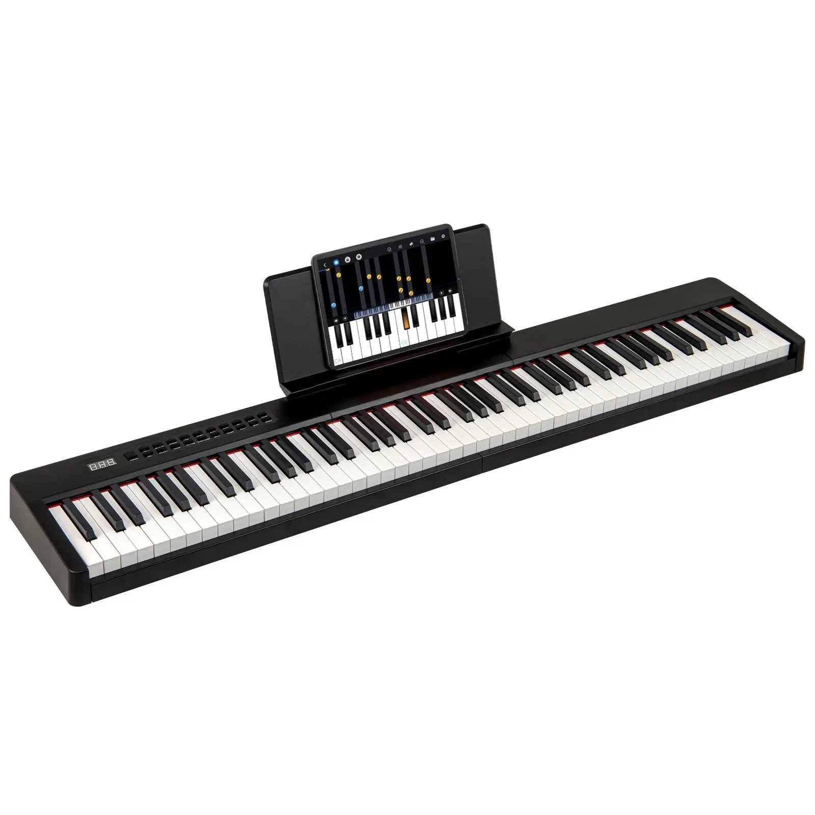 88 Keys Velocity-Sensitive Piano Keyboard with French DREAM Audio Source-Black by DirectDeals